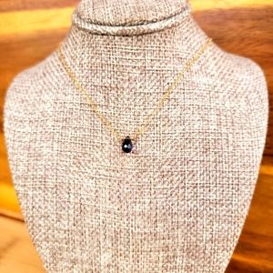 IOLITE Necklace Minimalist Crystal Gemstone
